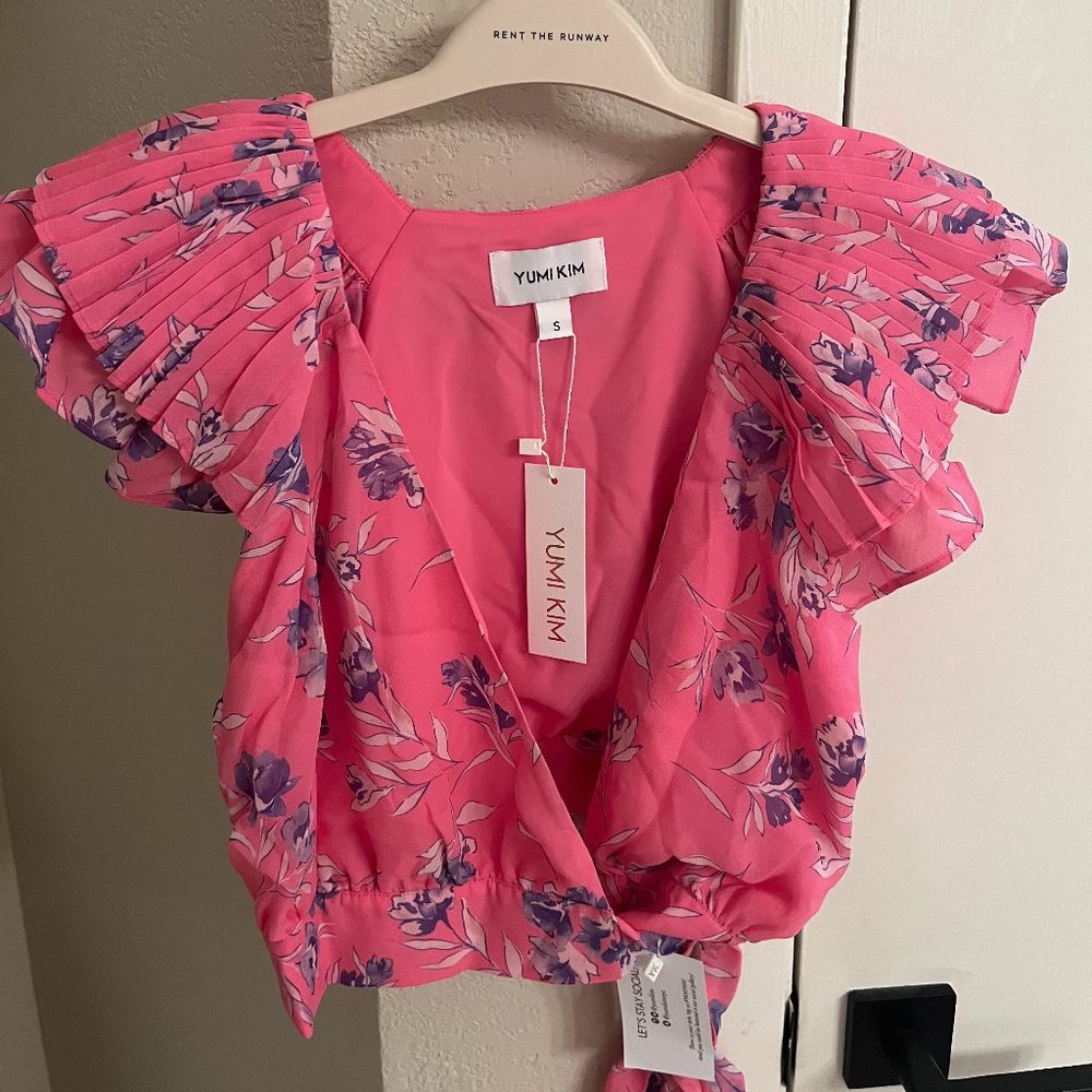 Yumi Kim Phoebe Top in Dandelion Pink
